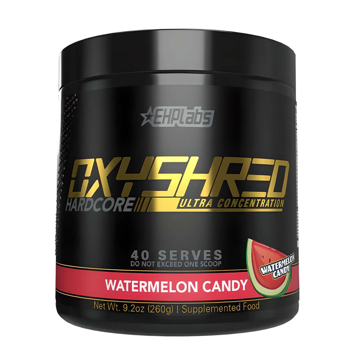 EHP Labs OxyShred Hardcore Size: 40 Svgs Flavour: Watermelon Candy