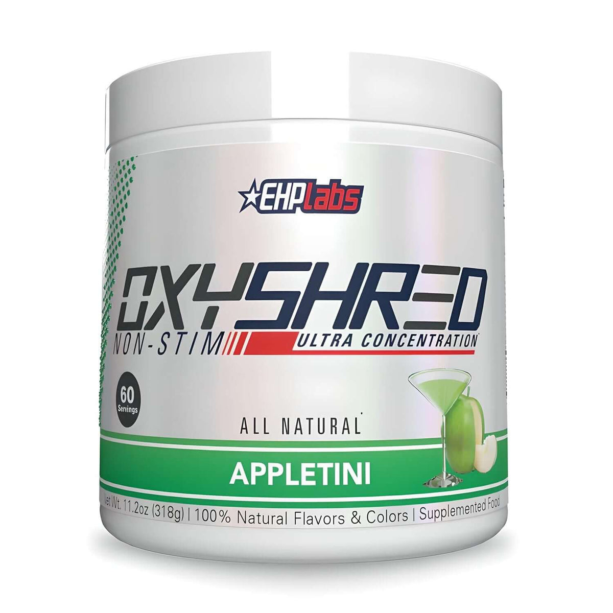 EHP Labs OxyShred Non Stim Size: 60 Svgs Flavour: Appletini