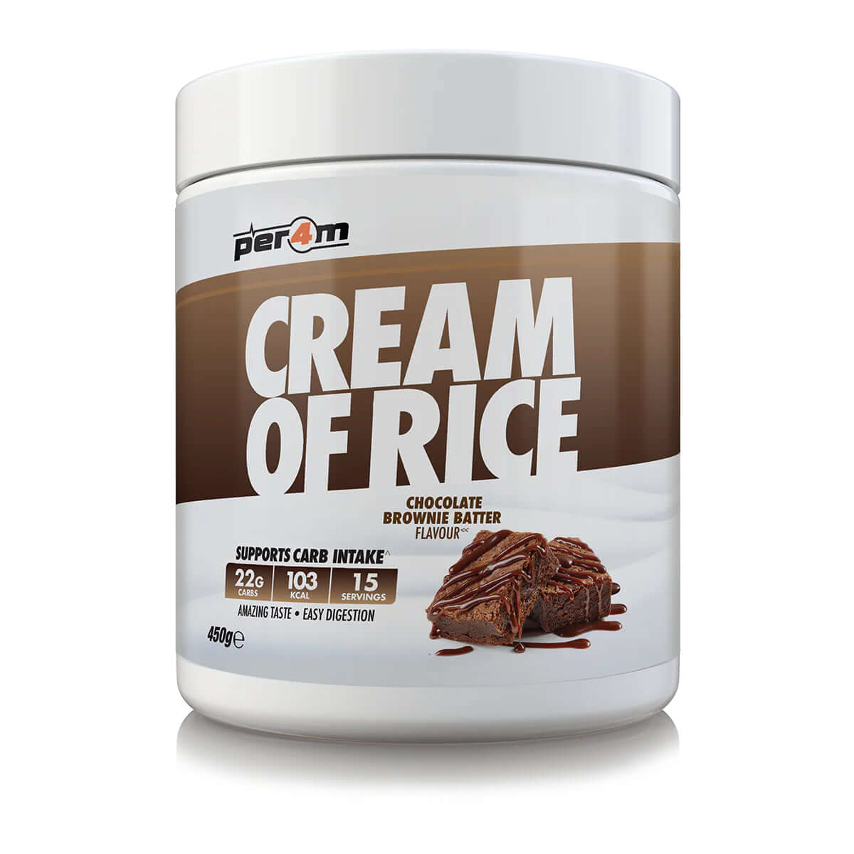 Per4m Cream Of Rice Size: 450g Flavour: Chocolate Brownie Batter