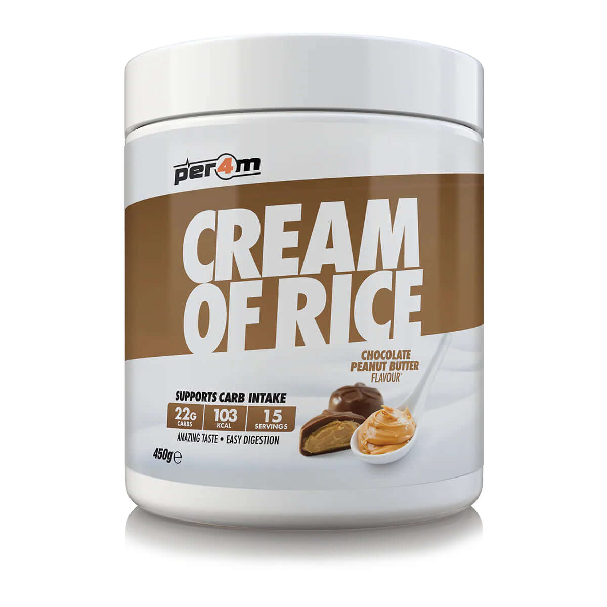 Per4m Cream Of Rice Size: 450g Flavour: Chocolate Peanut Butter