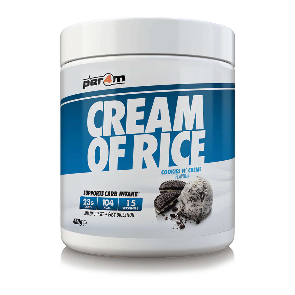 Per4m Cream Of Rice Size: 450g Flavour: Cookies & Cream