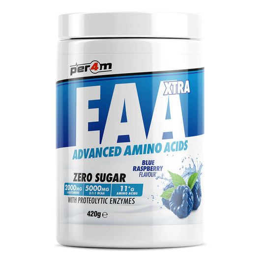 Per4m EAA Xtra Size: 420g Flavour: Blue Raspberry