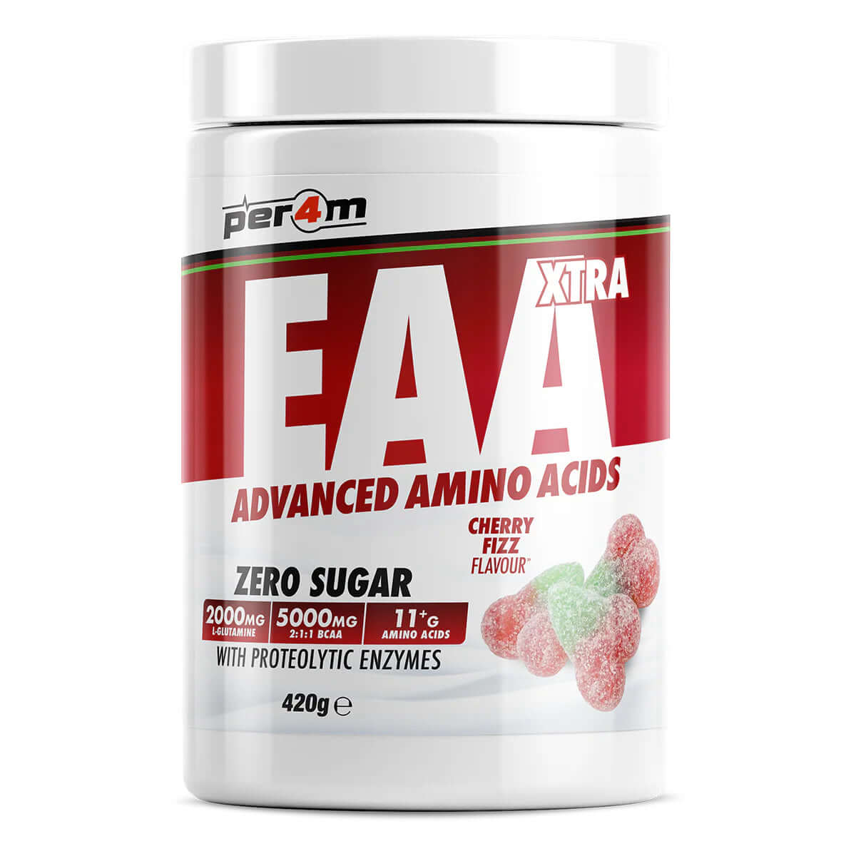 Per4m EAA Xtra Size: 420g Flavour: Cherry Fizz