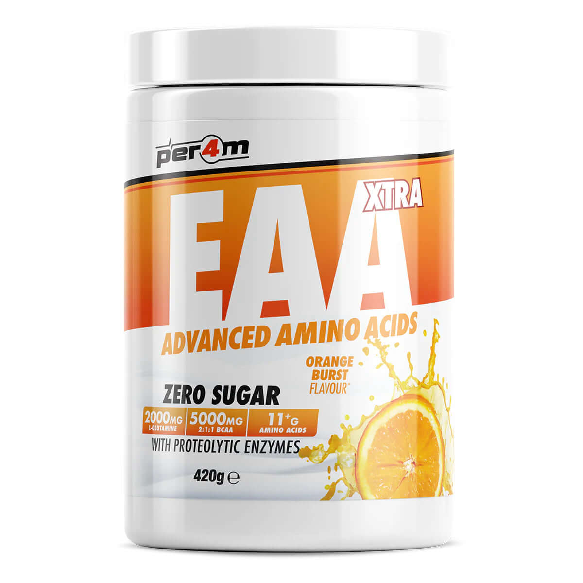 Per4m EAA Xtra Size: 420g Flavour: Orange Burst