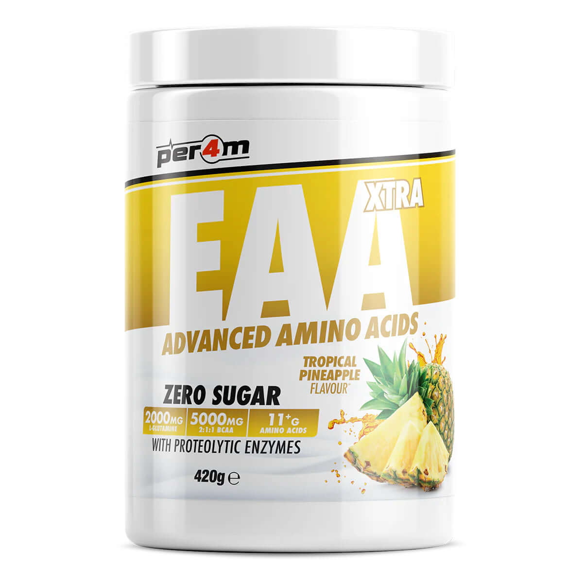 Per4m EAA Xtra Size: 420g Flavour: Tropical Pineapple
