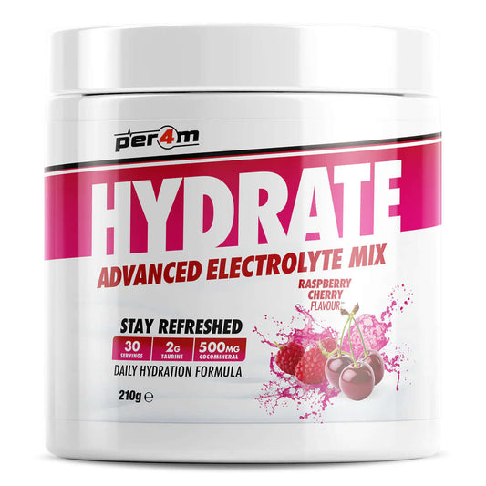 Per4m Hydrate Size: 210g Flavour: Raspberry Cherry