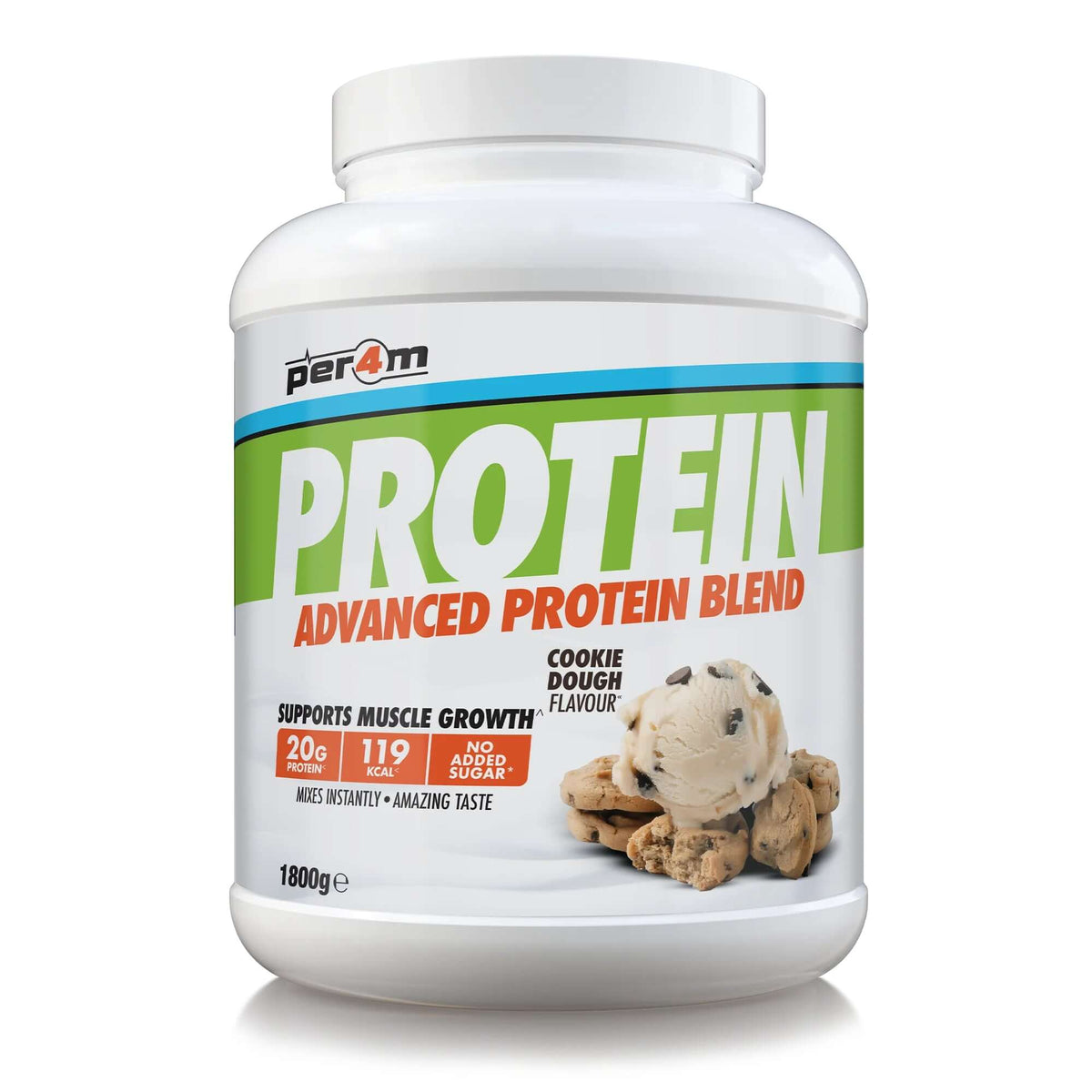 Per4m Advanced Protein Blend Size: 1.8kg Flavour: Cookie Dough