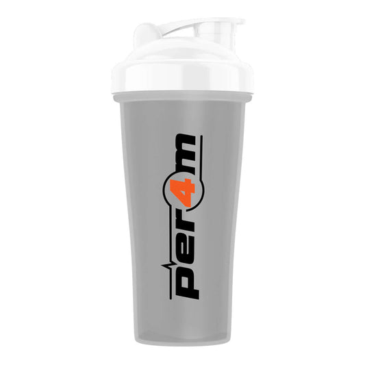 Per4m Shaker Cup White Lid Clear Cup
