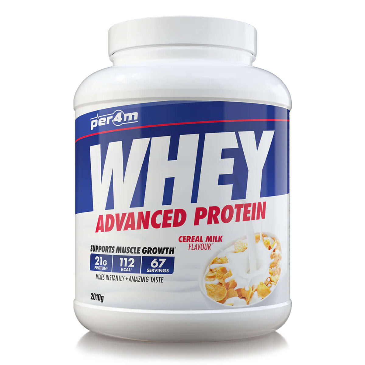 Per4m Whey Protein Size: 2.01kg Flavour: Cereal Milk