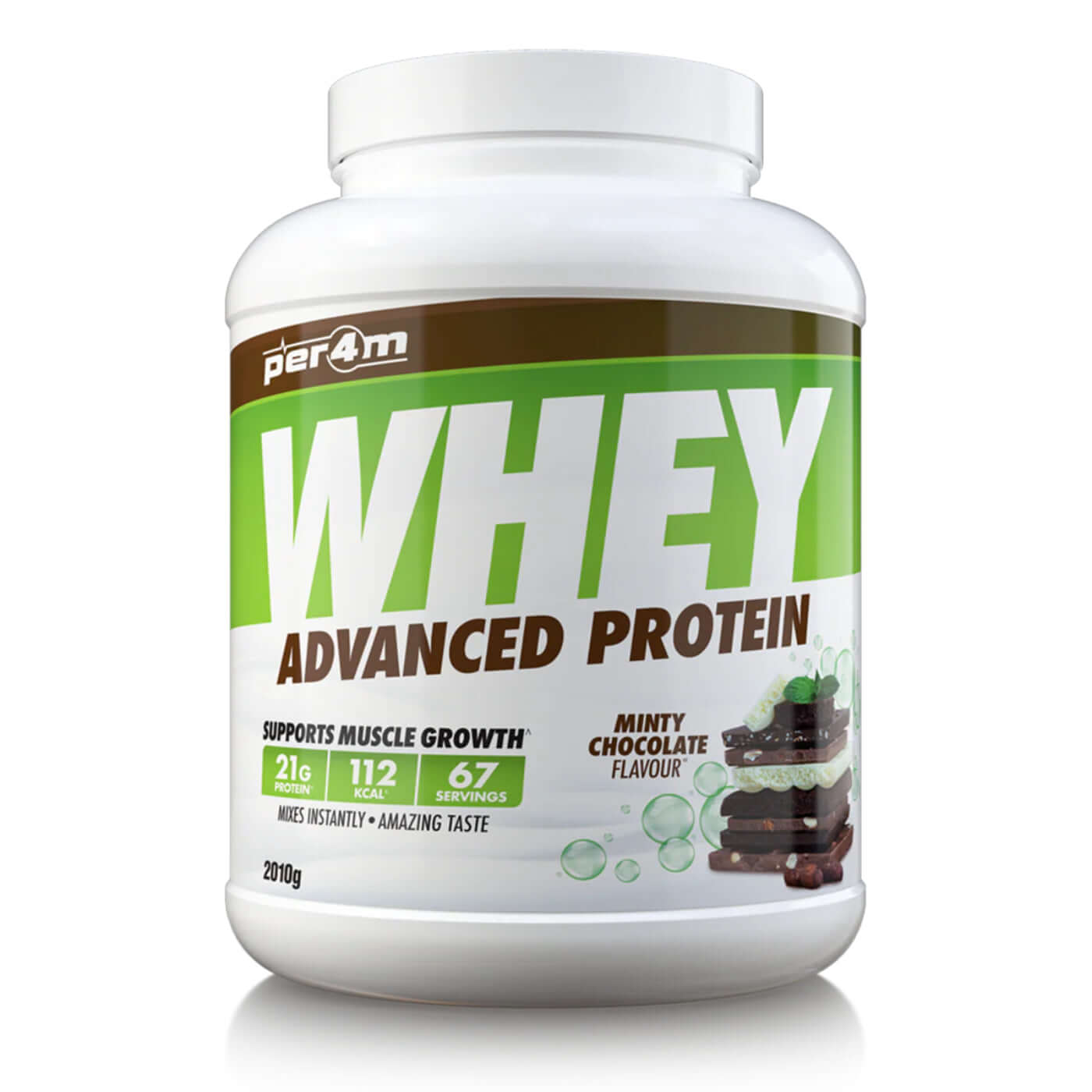 Per4m Whey Protein Size: 2.01kg Flavour: Minty Chocolate