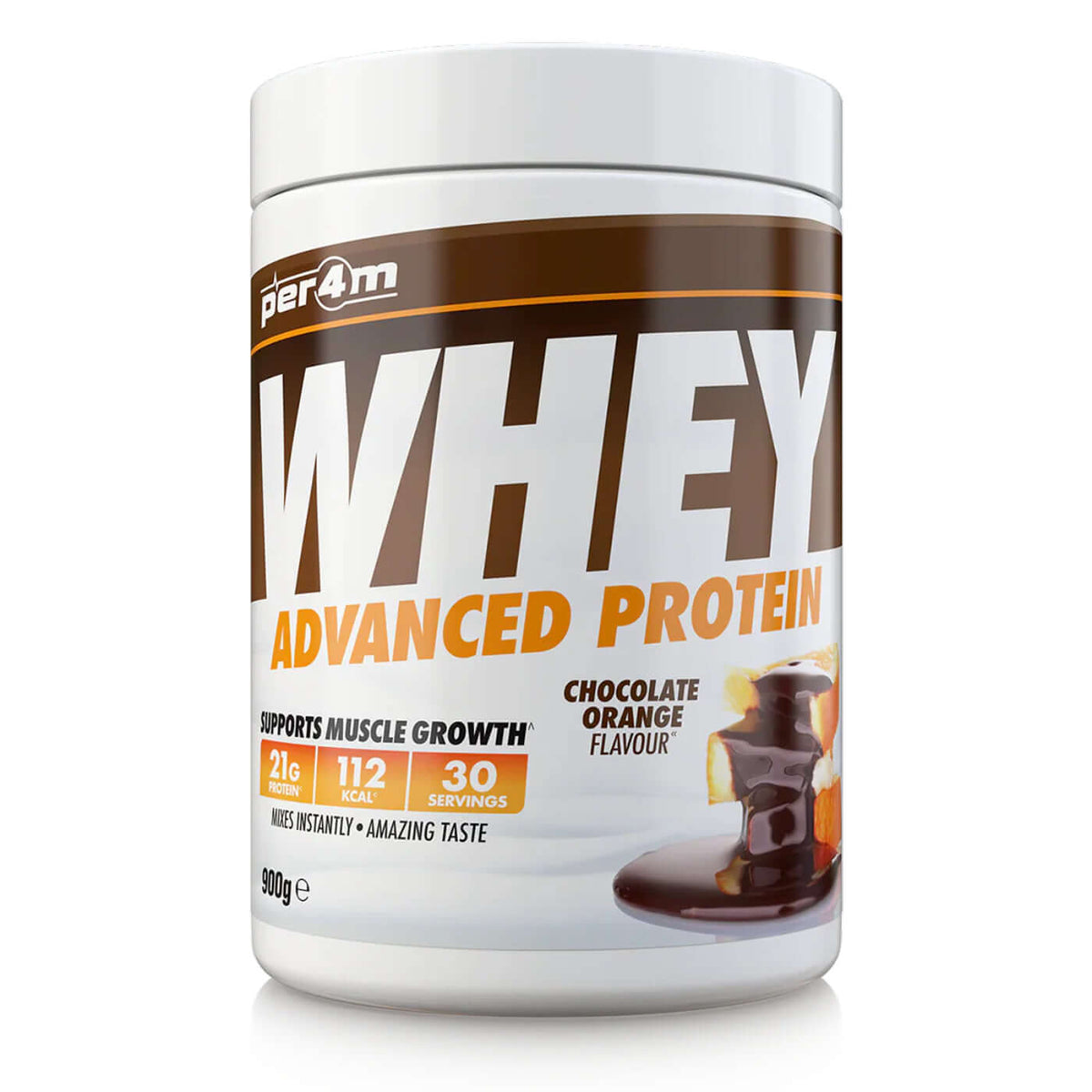 Per4m Whey Protein Size: 900g Flavour: Chocolate Orange