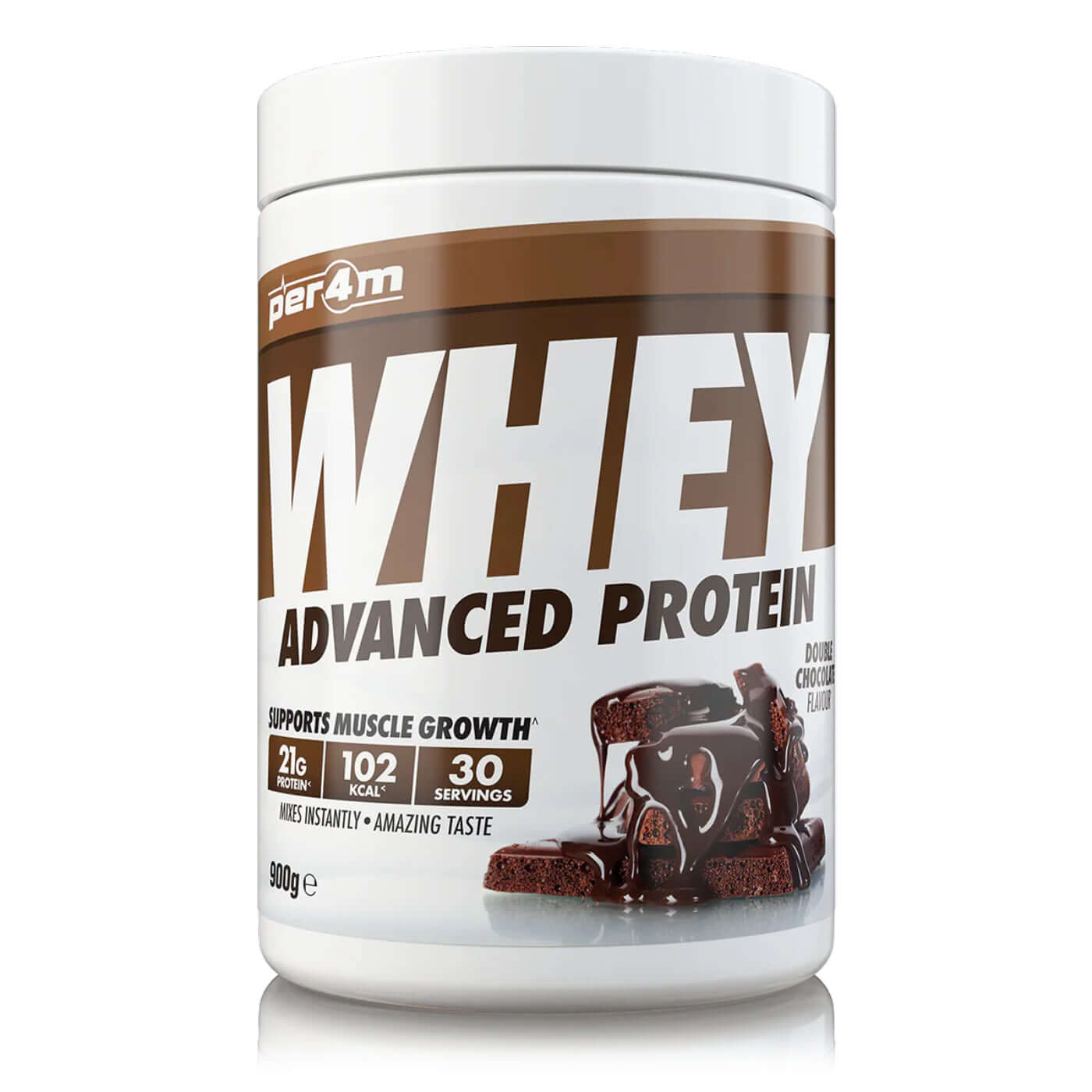 Per4m Whey Protein Size: 900g Flavour: Double Chocolate