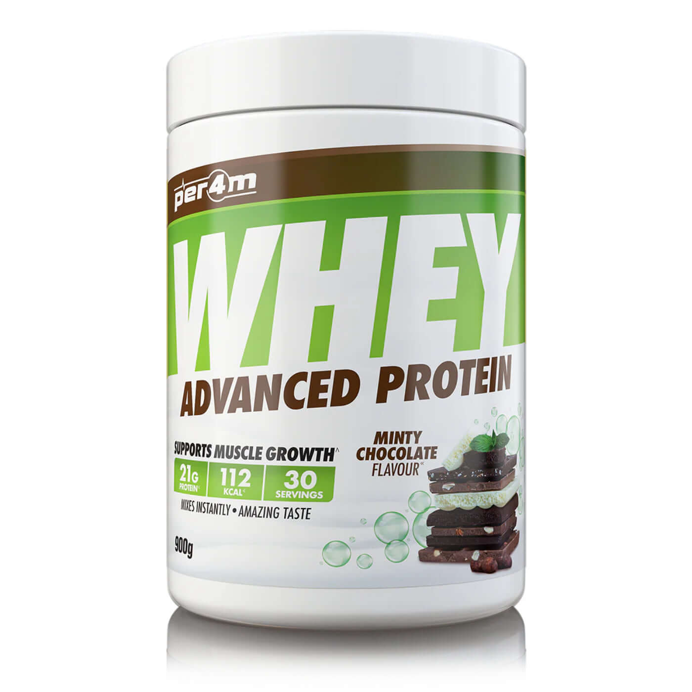 Per4m Whey Protein Size: 900g Flavour: Minty Chocolate