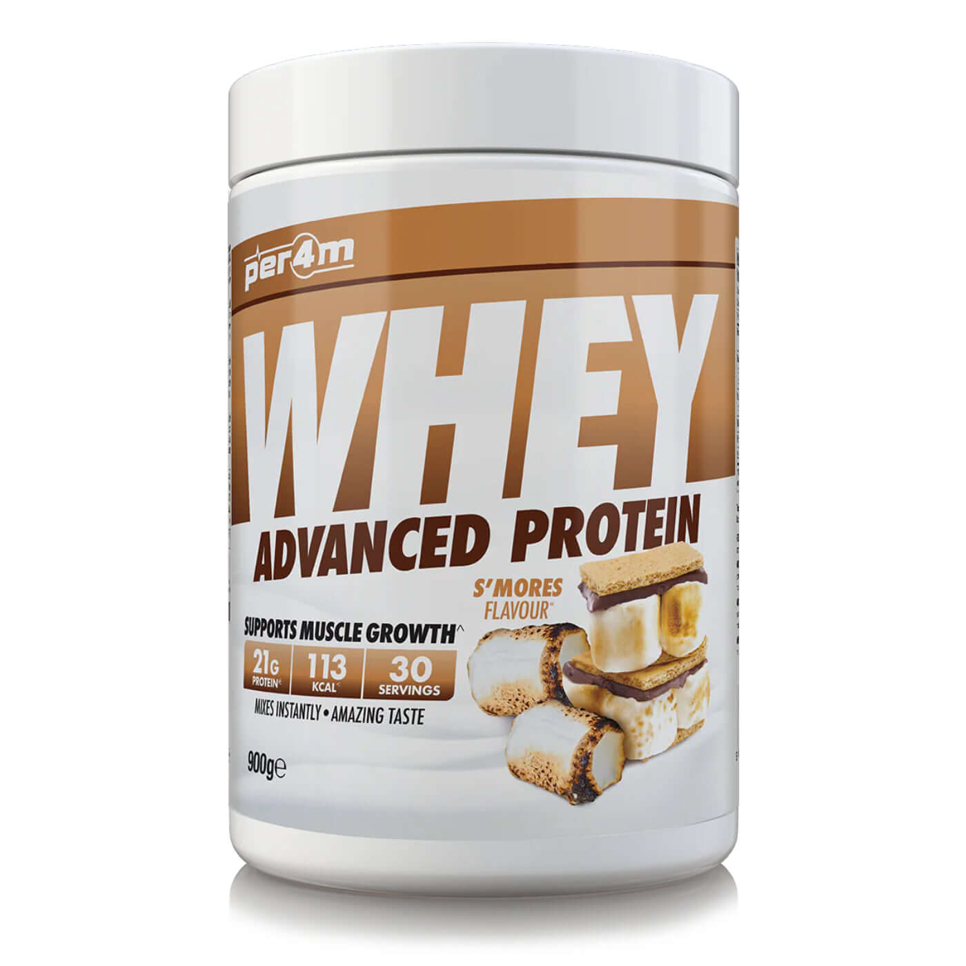 Per4m Whey Protein Size: 900g Flavour: Smores