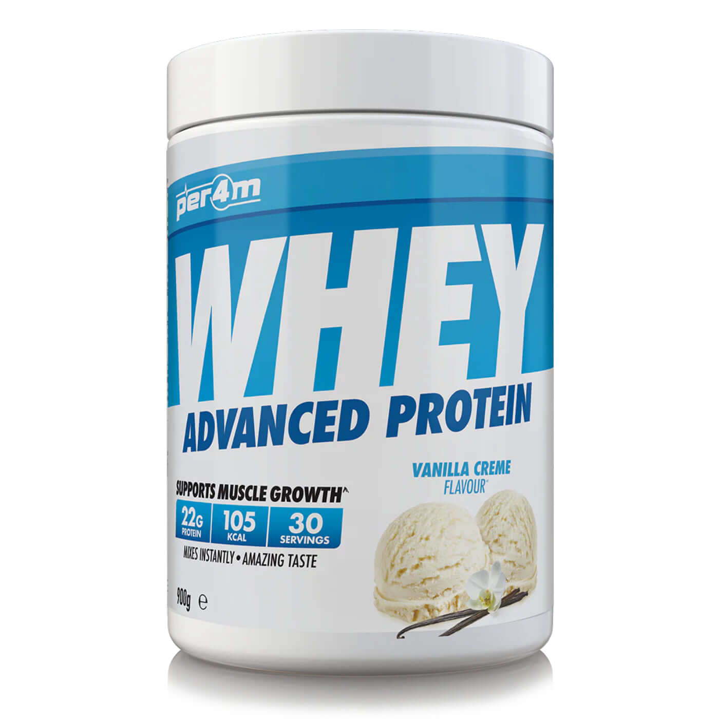 Per4m Whey Protein Size: 900g Flavour: Vanilla Creme