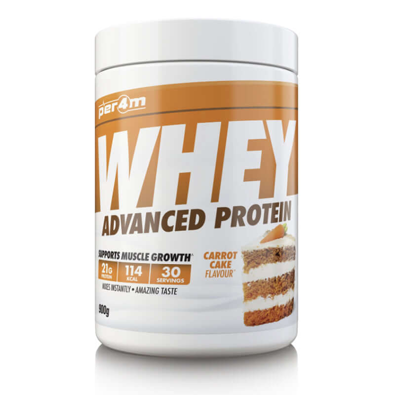 Per4m Whey Protein Size: 900g Flavour: Carrot Cake