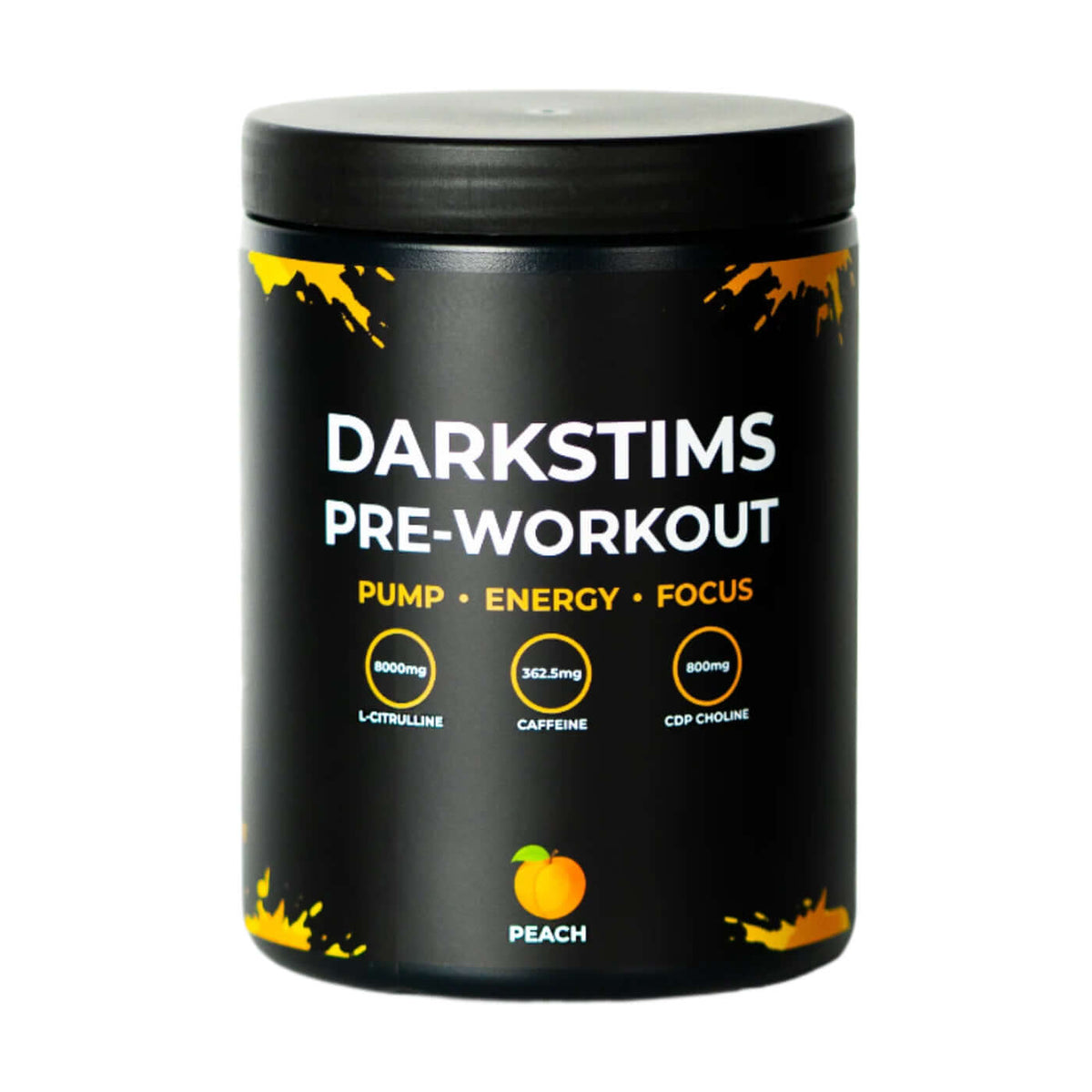 DarkStims Pre Workout V4 Size: 500g Flavour: Peach