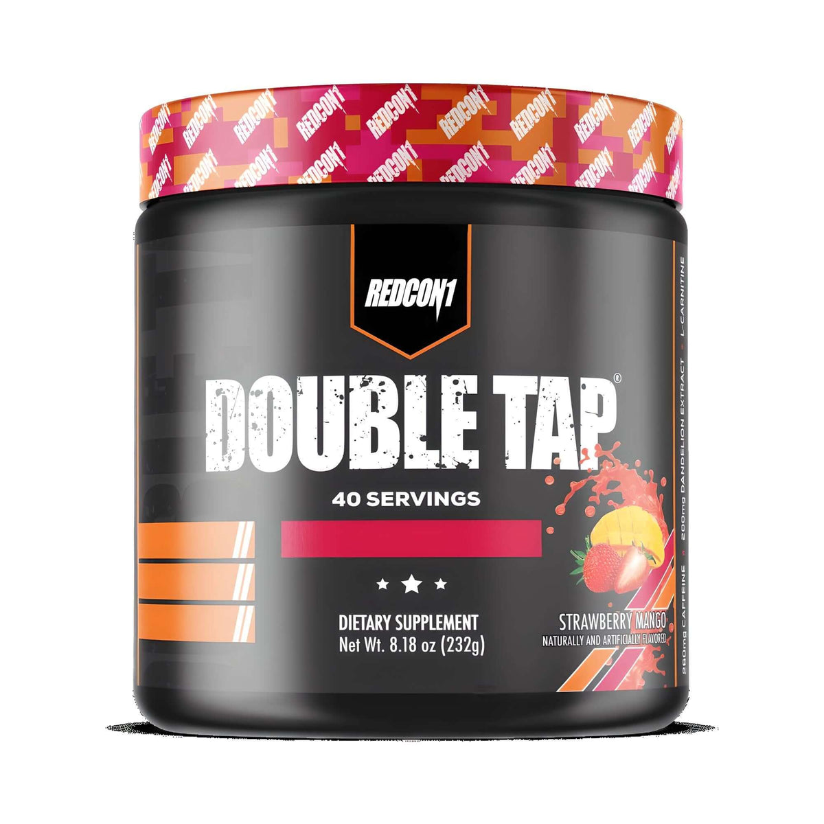 Redcon1 Double Tap Size: 40 Svgs Flavour: Strawberry Mango