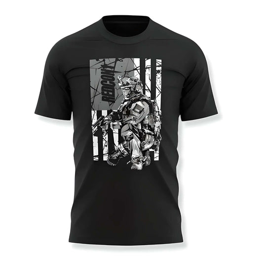 Redcon1 Patriotic Defender T-Shirt Colour: Black Size: Medium