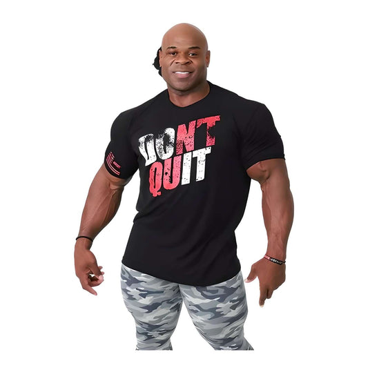Redcon1 Don't Quit T-Shirt Colour: Black Size: Small