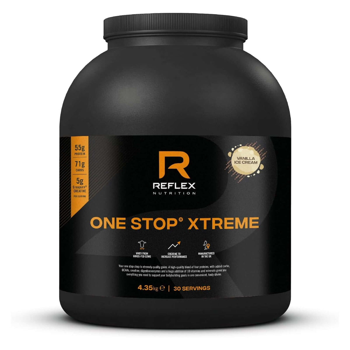 Reflex One Stop Xtreme Size: 4.35kg Flavour: Vanilla