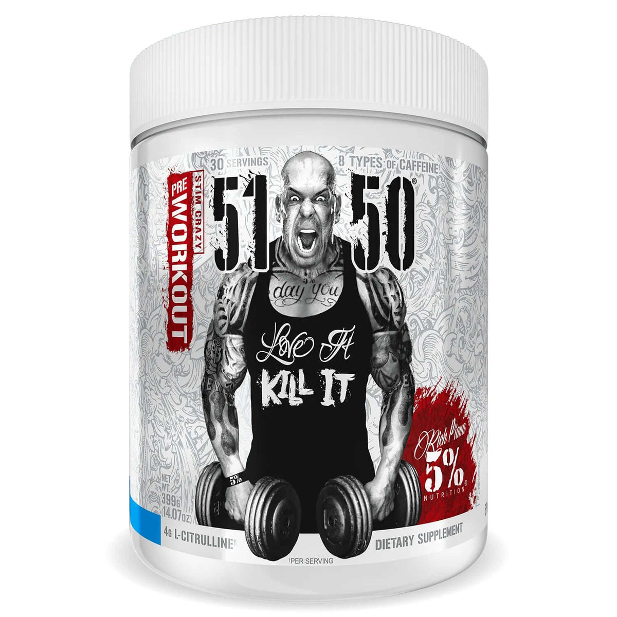 Rich Piana 5% Nutrition 5150 Size: 30 Svgs Flavour: Blue Ice