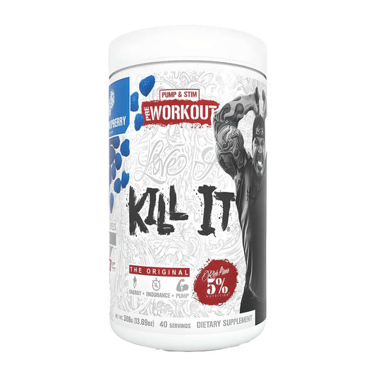 Rich Piana 5% Nutrition Kill It Size: 40 Svgs Flavour: Blue Raspberry