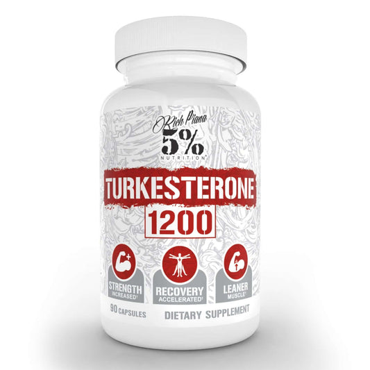 Rich Piana 5% Nutrition Turkesterone 1200 90 Capsules