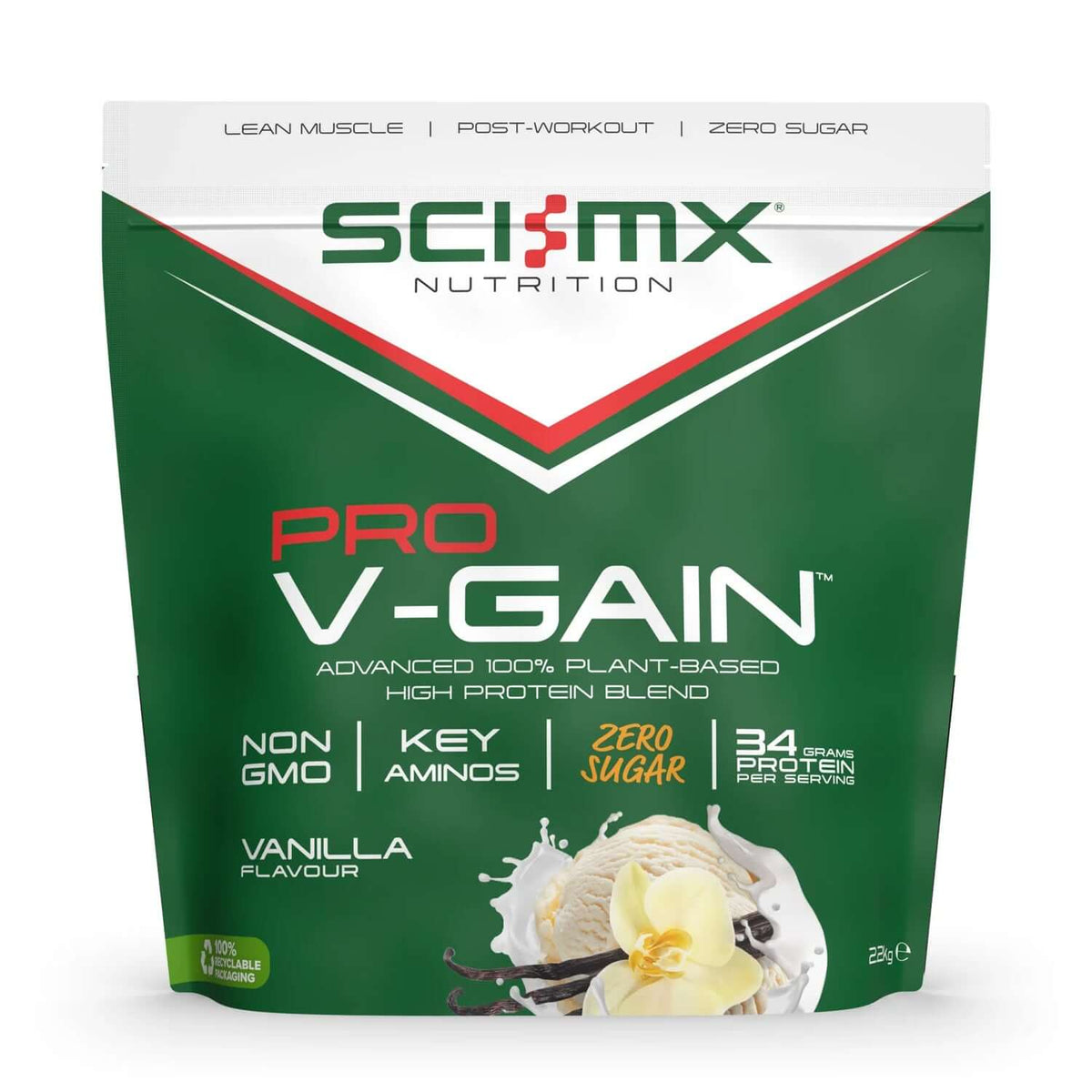 Sci-MX V-Gain Size: 2.2kg Flavour: Vanilla