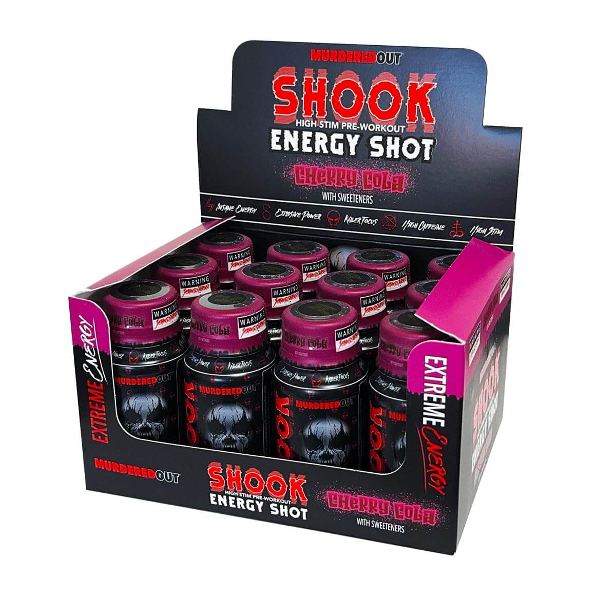 Murdered Out Shook Energy Shot Cherry Cola
