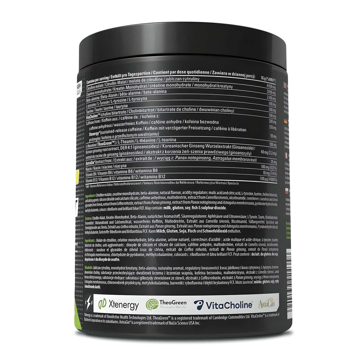 Skill Nutrition Skill Pre Workout Nutrition Facts
