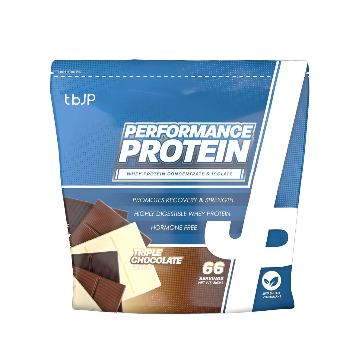 Trained By JP Performance Protein Size: 2kg Flavour: Triple Chocolate