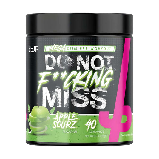 Trained By JP DNFM Size: 40 Svgs Flavour: Apple Sourz