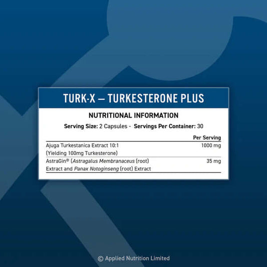 Applied Nutrition Turk X Nutrition Facts
