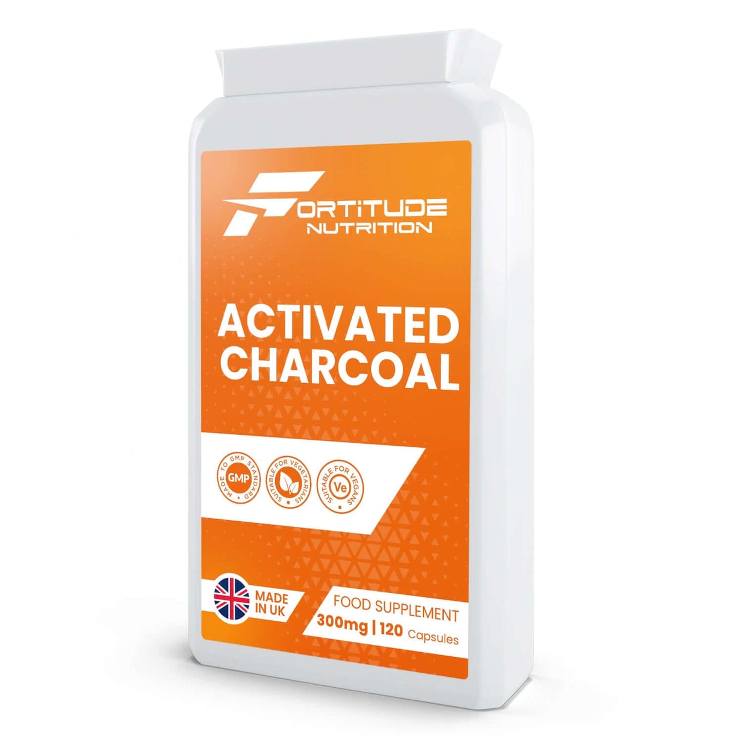 Fortitude Nutrition Activated Charcoal Capsules Size: 120 Capsules
