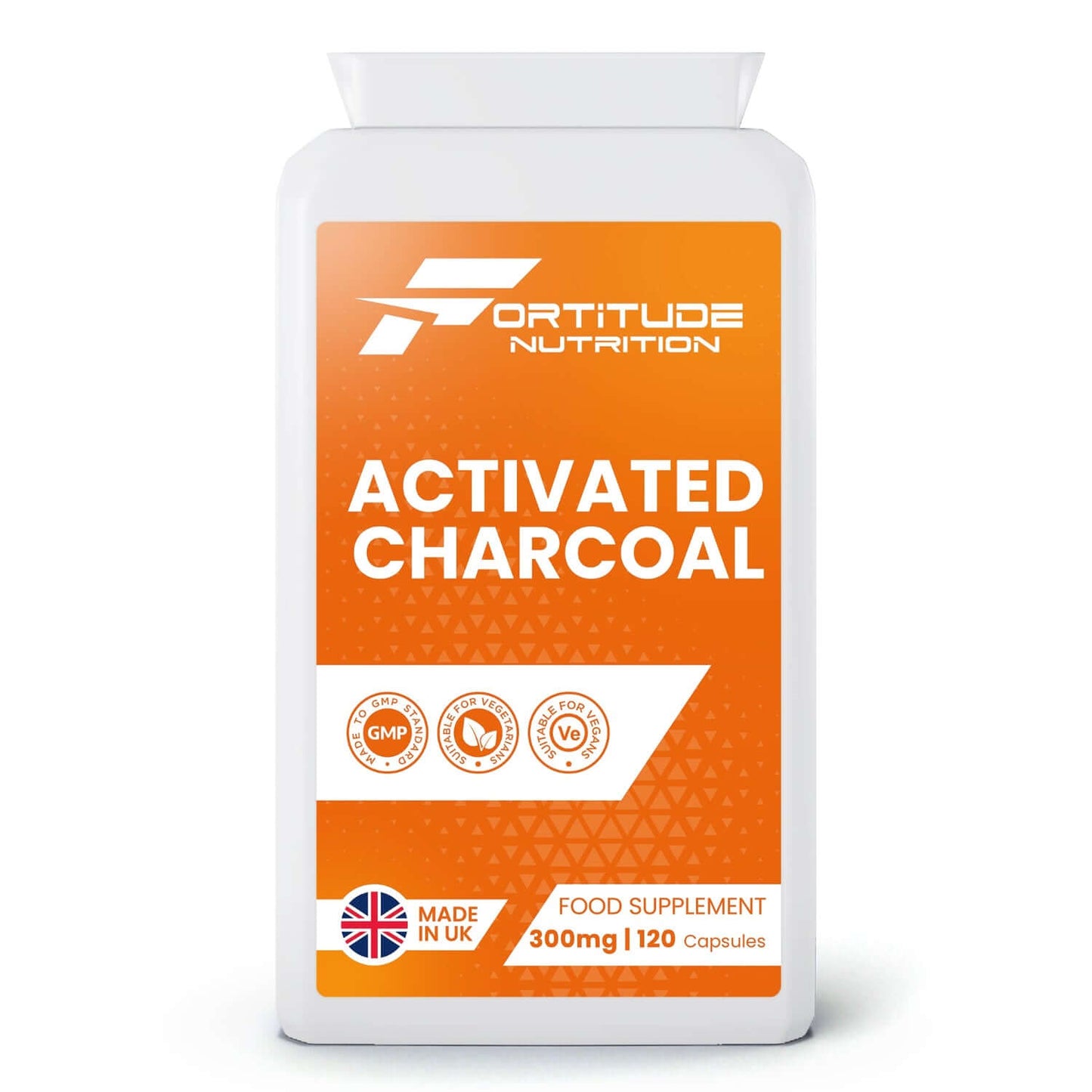 Fortitude Nutrition Activated Charcoal Label Front
