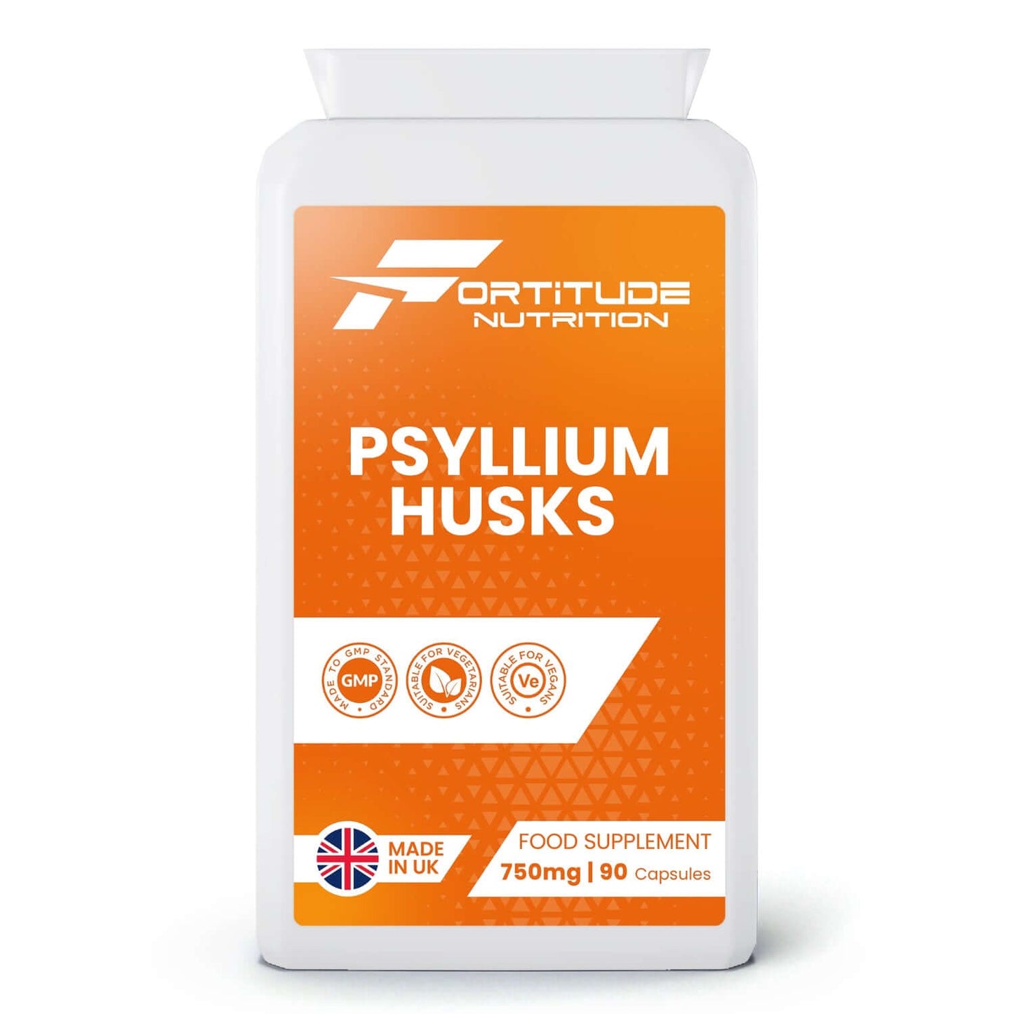 Fortitude Nutrition Psyllium Husks Front Label