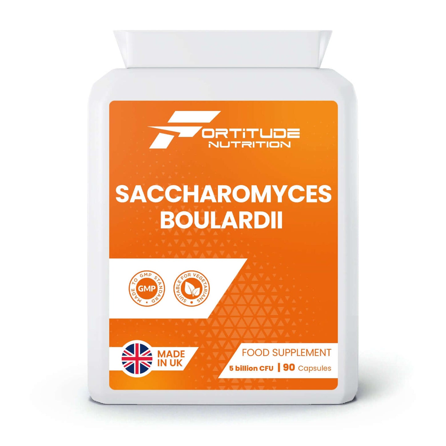 Fortitude Nutrition Saccharomyces Boulardii 5 Billion Label Front