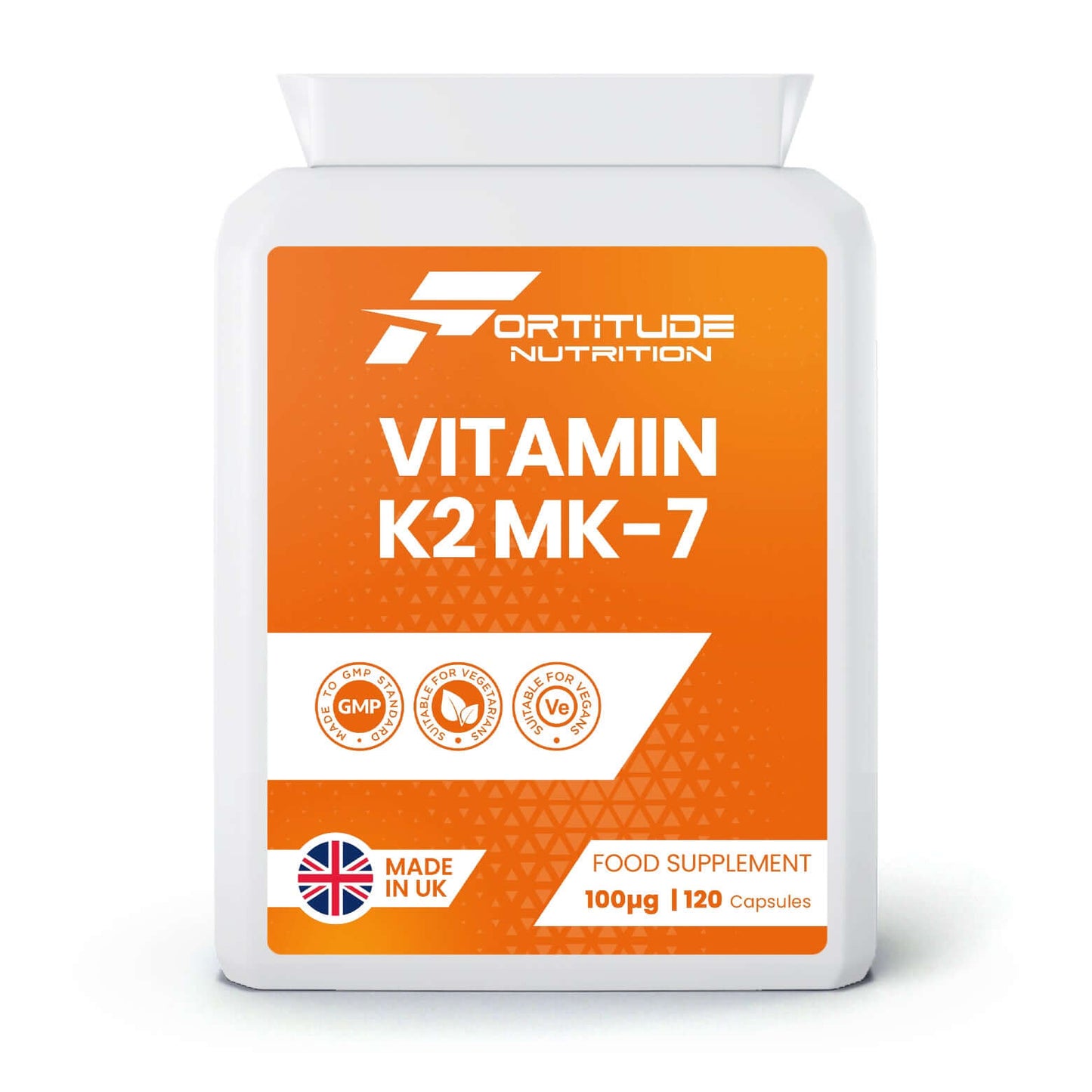 Fortitude Nutrition Vitamin K2 MK7 Front Label