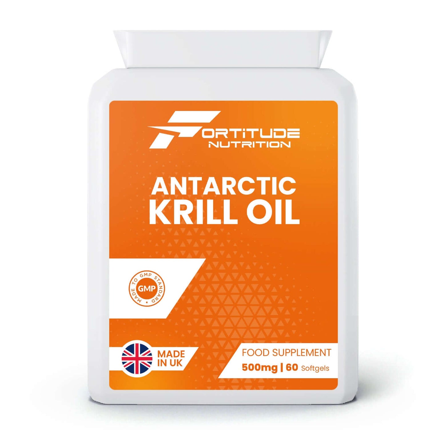 Fortitude Nutrition Antarctic Krill Oil Softgels Front Label