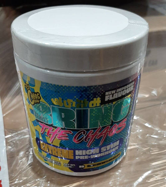 Bring The Chaos Pre Workout - Damaged: Cracked Lid
