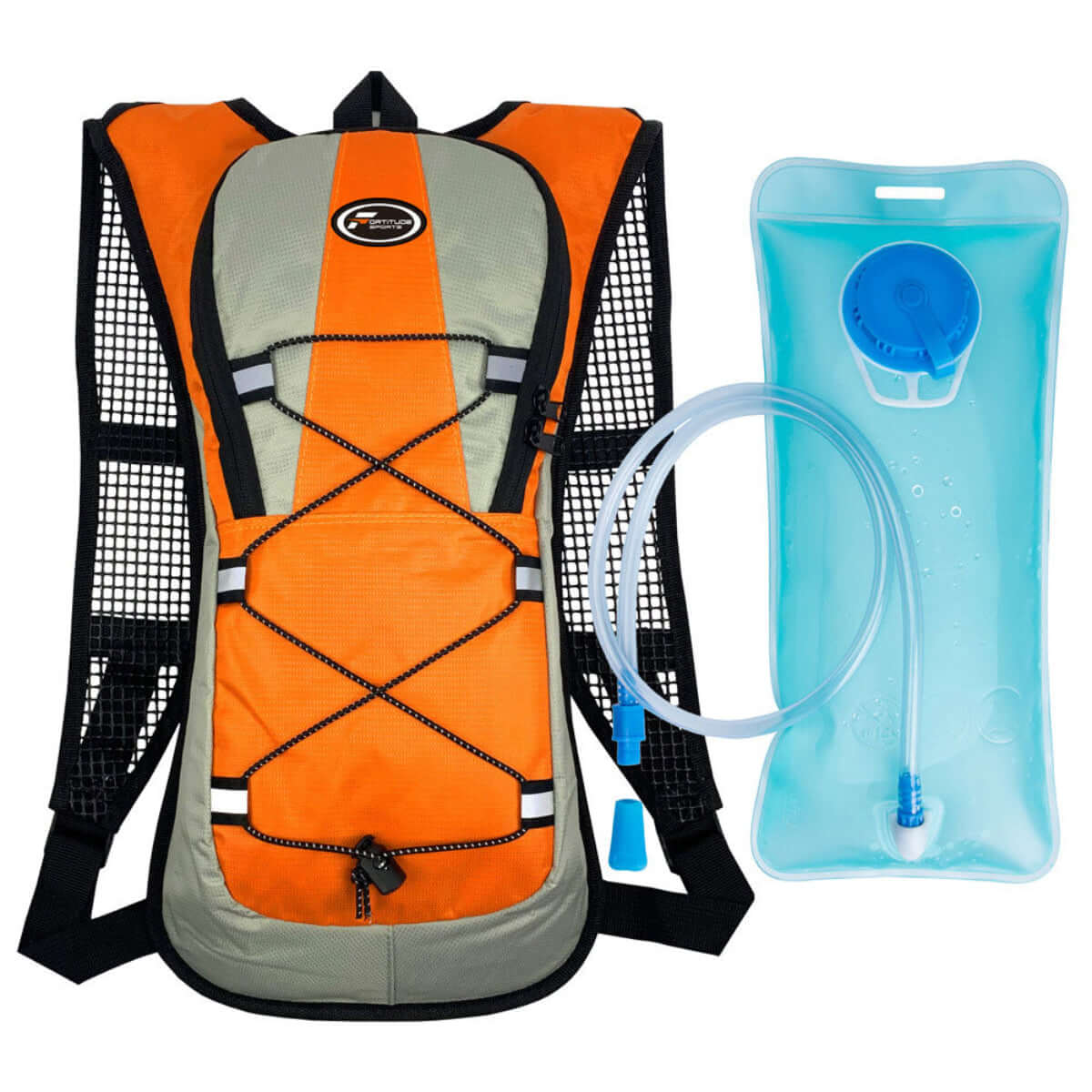 Fortitude Sports Hydration Backpack Orange