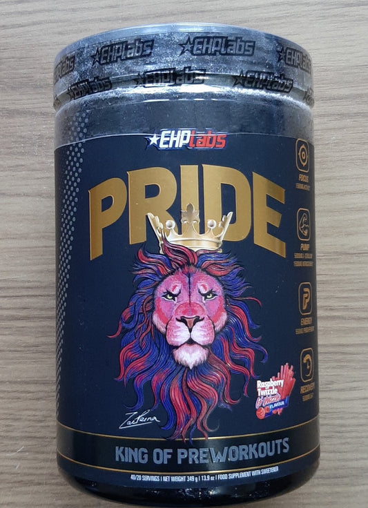 EHP Labs Pride Pre Workout Raspberry Twizzle Slight Damage (See Description)
