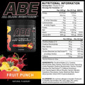 Applied Nutrition ABE Pre Workout Nutrition Facts