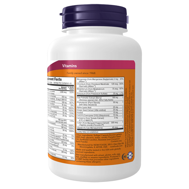 NOW Foods Adam Multi-Vitamin Softgels Size: 90 Softgels