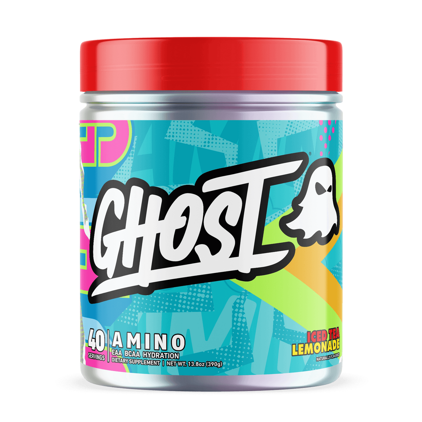 Ghost Amino Size: 20/40 Svgs Flavour: Blue Raspberry