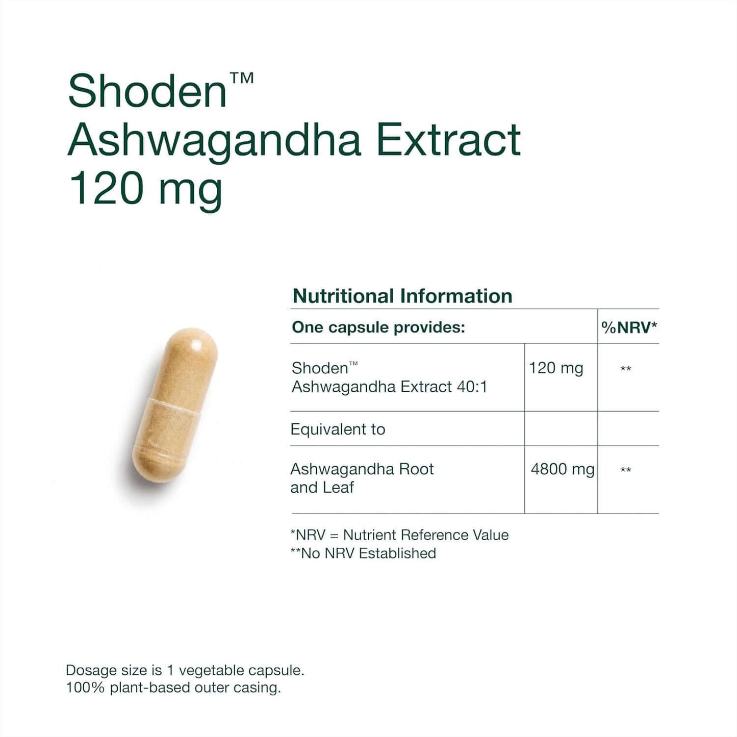 Natroceutics Ashwagandha Bioactive Nutrition Facts