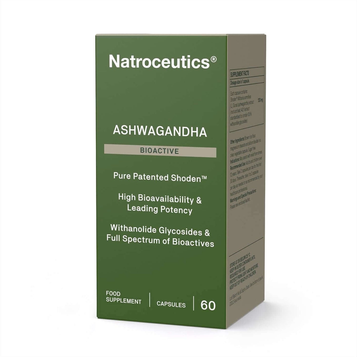 Natroceutics Ashwagandha Bioactive Size: 60 Capsules