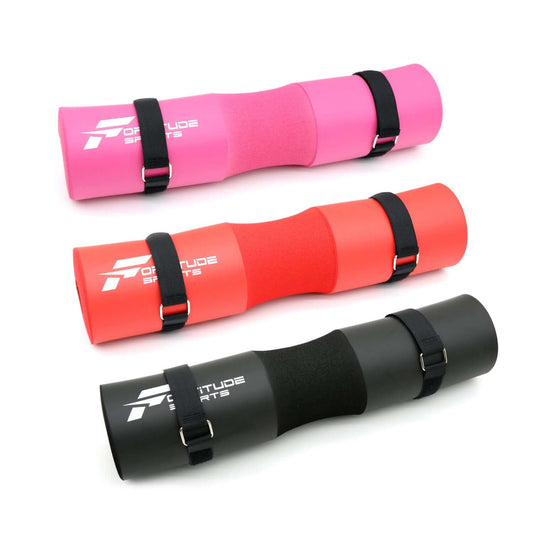 Foam barbell pad for squats, hip thrusts and more.