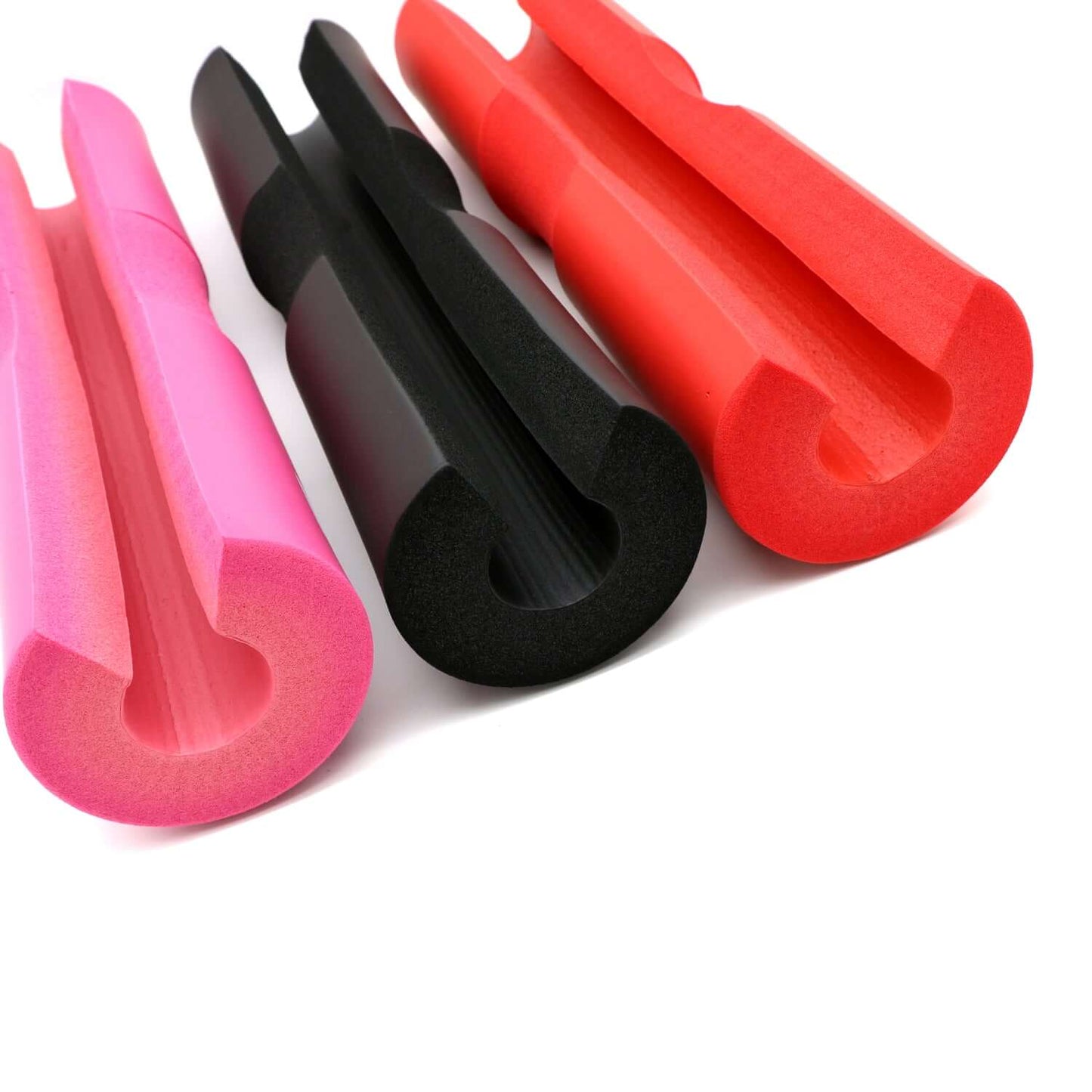 Available in black, red or pink - Barbell hip thrust pad
